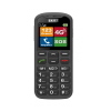 CELLULARE SAIET NEXT 4G COLORE NERO TASTI E CARATTERI GRANDI, TASTO SOS, COMODA BASE APPOGGIO E RICARICA